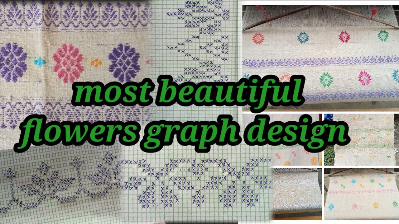 Beautiful latest design flower graph//Bodo agor//fulor saneki graph/Bodo weaving#subscribemychannel