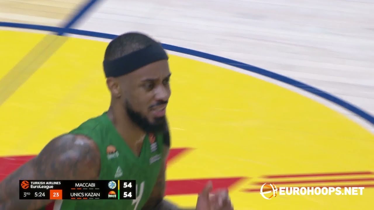 Maccabi Playtika Tel Aviv-UNICS Kazan 74-85: Lorenzo Brown (26 points)