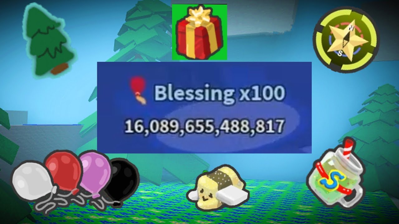 100x Blessing! 16t Hive Balloon Boost - Bee Swarm Simulator