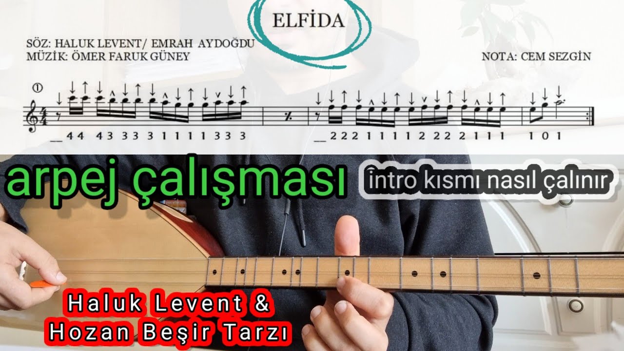 ELFİDA  #solfej intro ve arpej çalışması