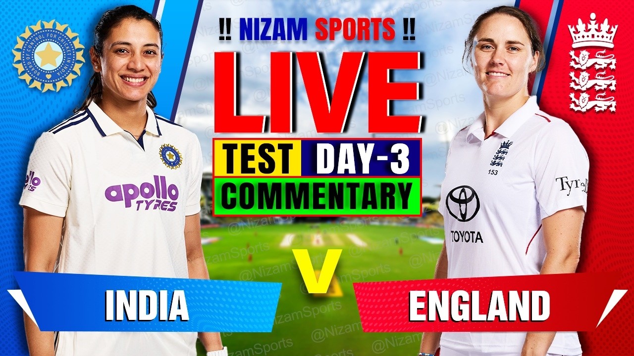 🔴Live: India vs England | Day 3 | Live Cricket Score & Commentary