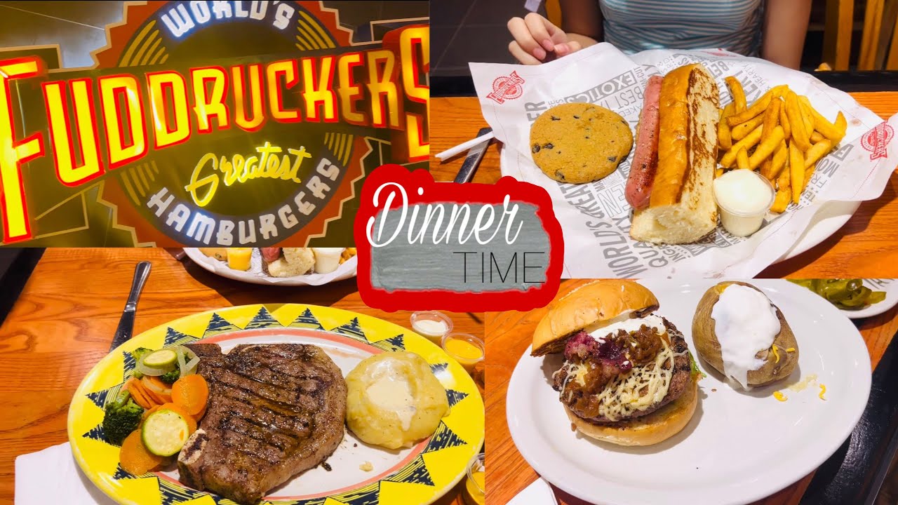 Dinner at Fuddruckers//JU Dith Ng Abu Dhabi