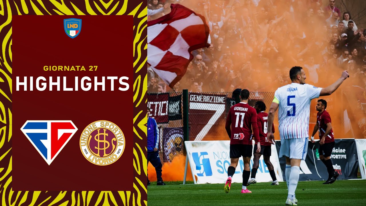 Follonica Gavorrano - U.S. Livorno 1915 | Highlights Livorno TV | Telecronaca Massimo Brachini
