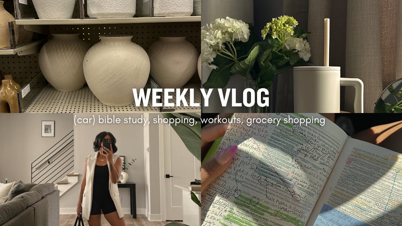 DOING THE HARD THING | bible study, grocery shopping, working out & more | Faceovermatter