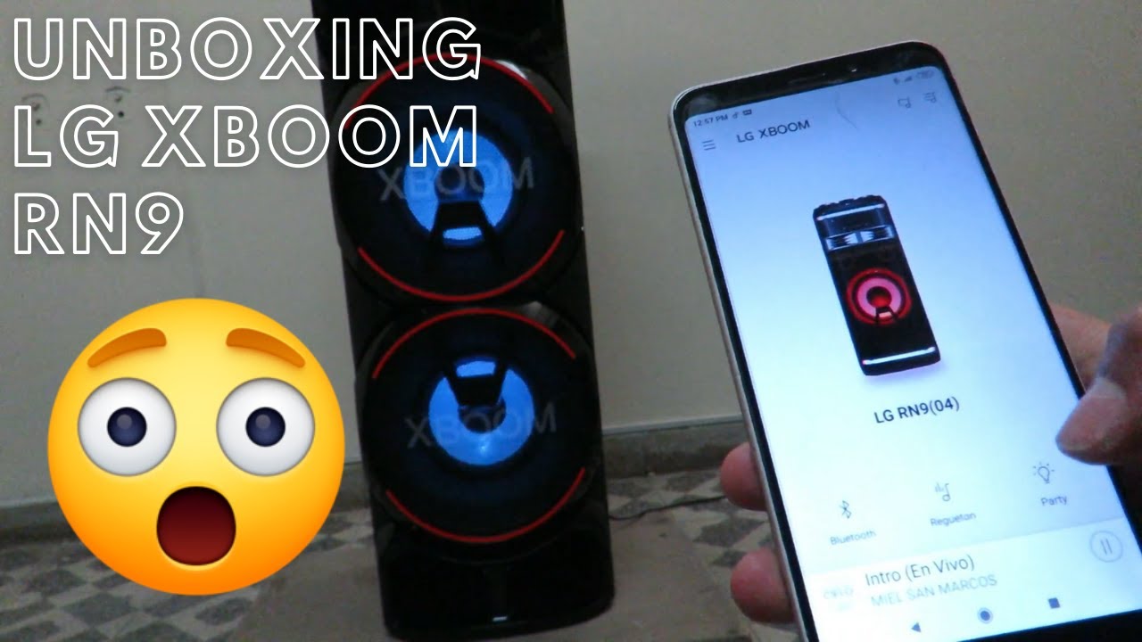 Umboxing LG XBOOM  RN9 Español - Prueba , Especificaciones [Sammy Net TV]
