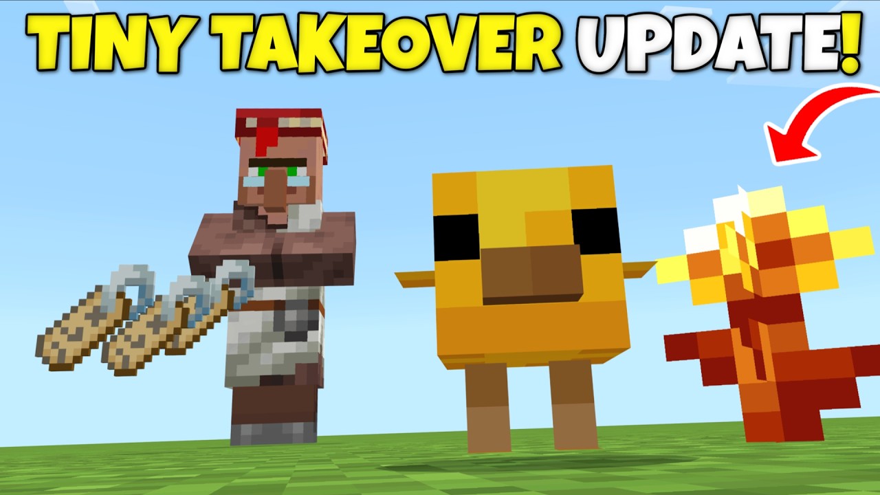 NEW UPDATE OUT NOW! Everything New In Minecraft's Tiny Takeover Update!
