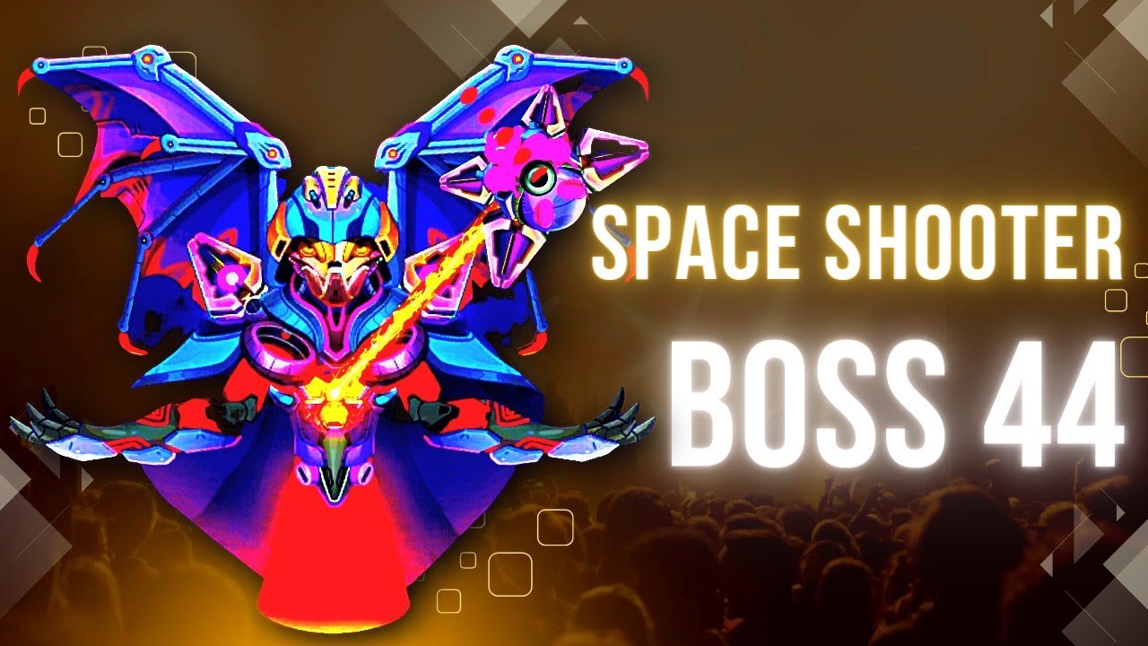 Space Shooter Galaxy Attack Boss Level 44 | Boss 44 Fight- Gameplay IOS & Android