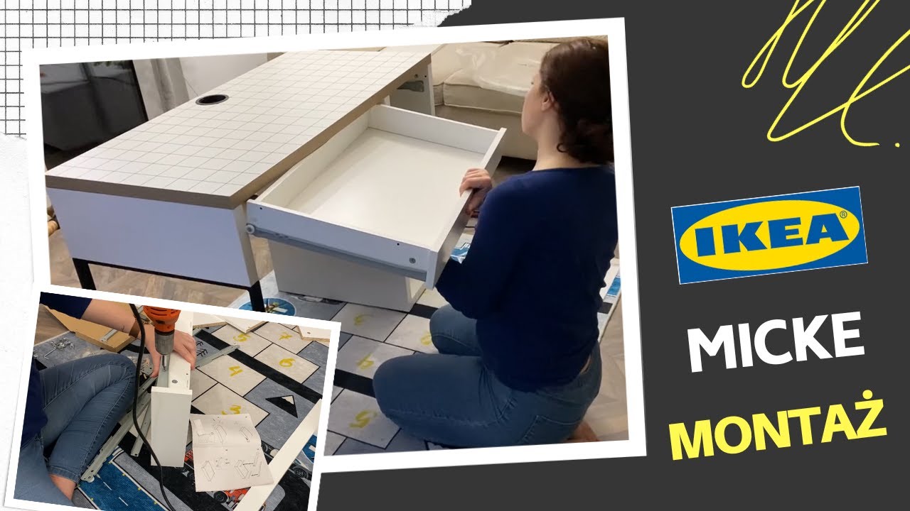 🪛 💪 👷 desk IKEA MICKE w montaż biurka || assembly with ME