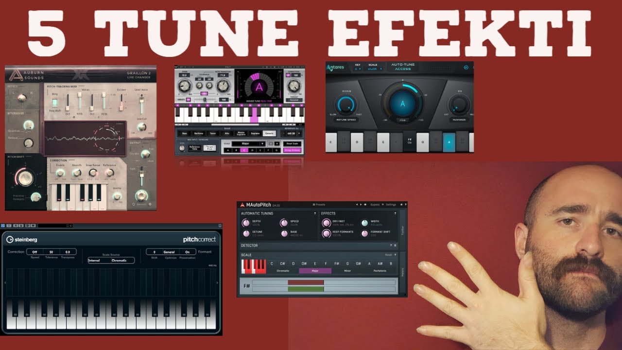 EN İYİ TUNE EFEKTİ HANGİSİ ? 5'İ 1 YERDE ( AutoTune Access, Wavestune real time, MAutopitch  v.s.)