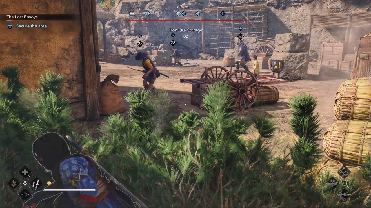 Assassin's Creed Shadows | Secure the area Easy Method Gameplay | Rescue the Tsutsui envoys