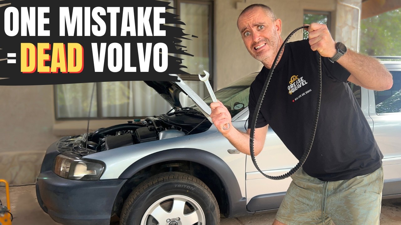 Я что, сломал свой дешёвый Volvo? 🫣 Первая самостоятельная замена ремня ГРМ