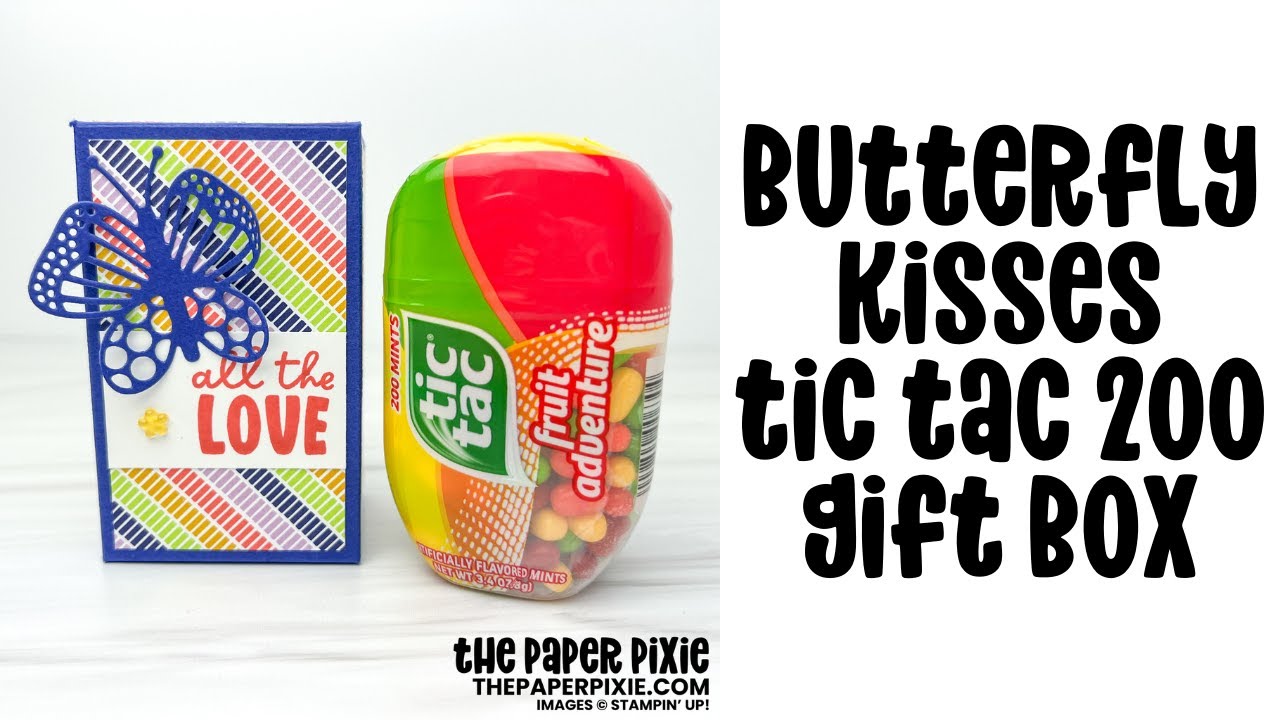 Butterfly Kisses Tic Tac 200 Gift Box Tutorial