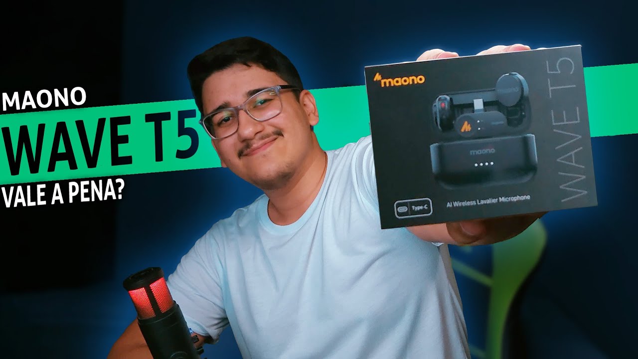 SURREAL! Microfone Maono Wave T5: Vale a Pena?? | Unboxing & Testes [4K]