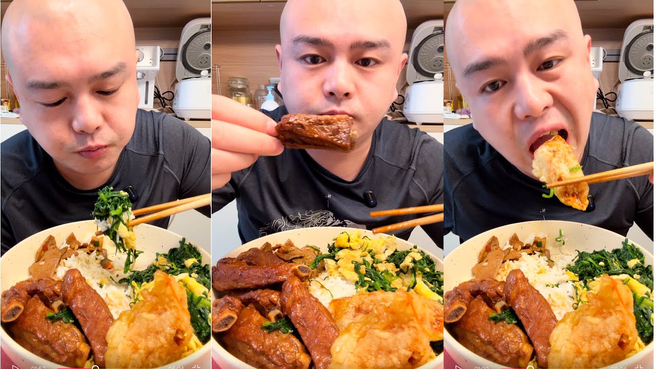 Home-Style Feast with Tender Braised Ribs! #food#foodie#mukbang#asmr#eating
