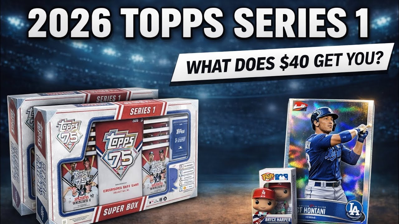 🚨Is the $40 Super Box Worth It?! 🚨 2026 Topps Series 1 Opening