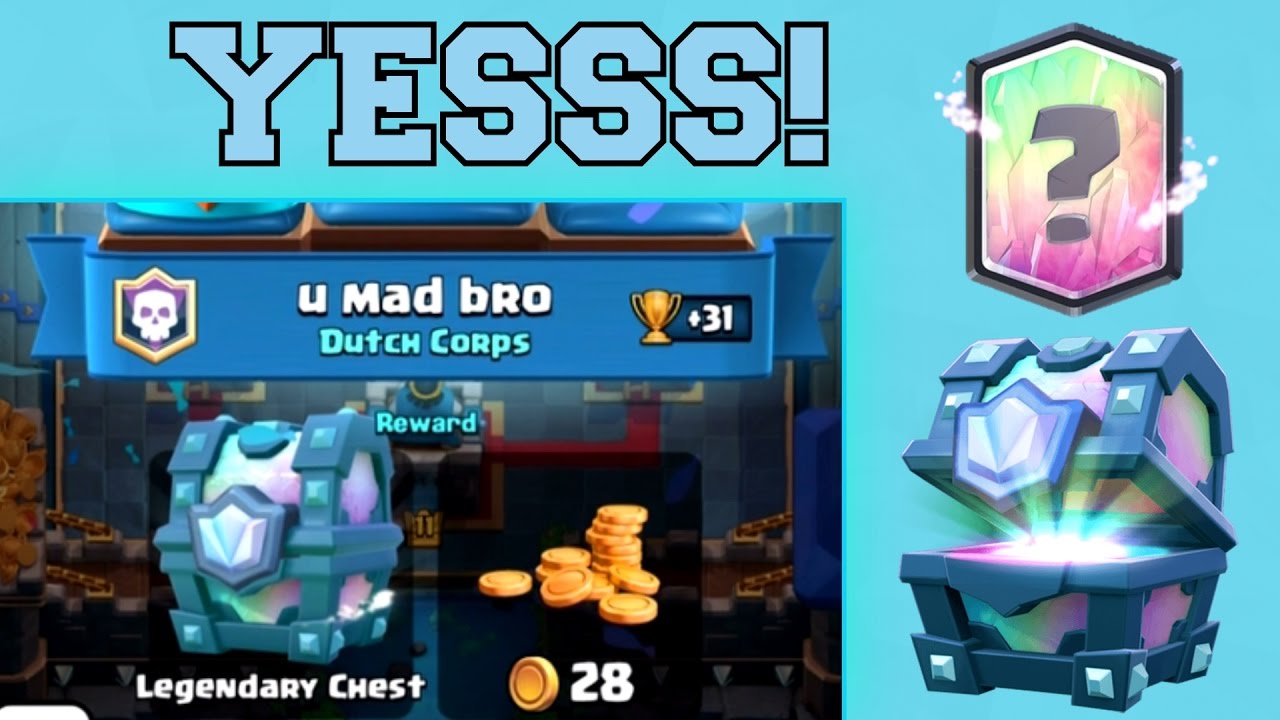 EINDELIJK EEN LEGENDARY CHEST! - WAT EEN MOEITE! - Clash Royale