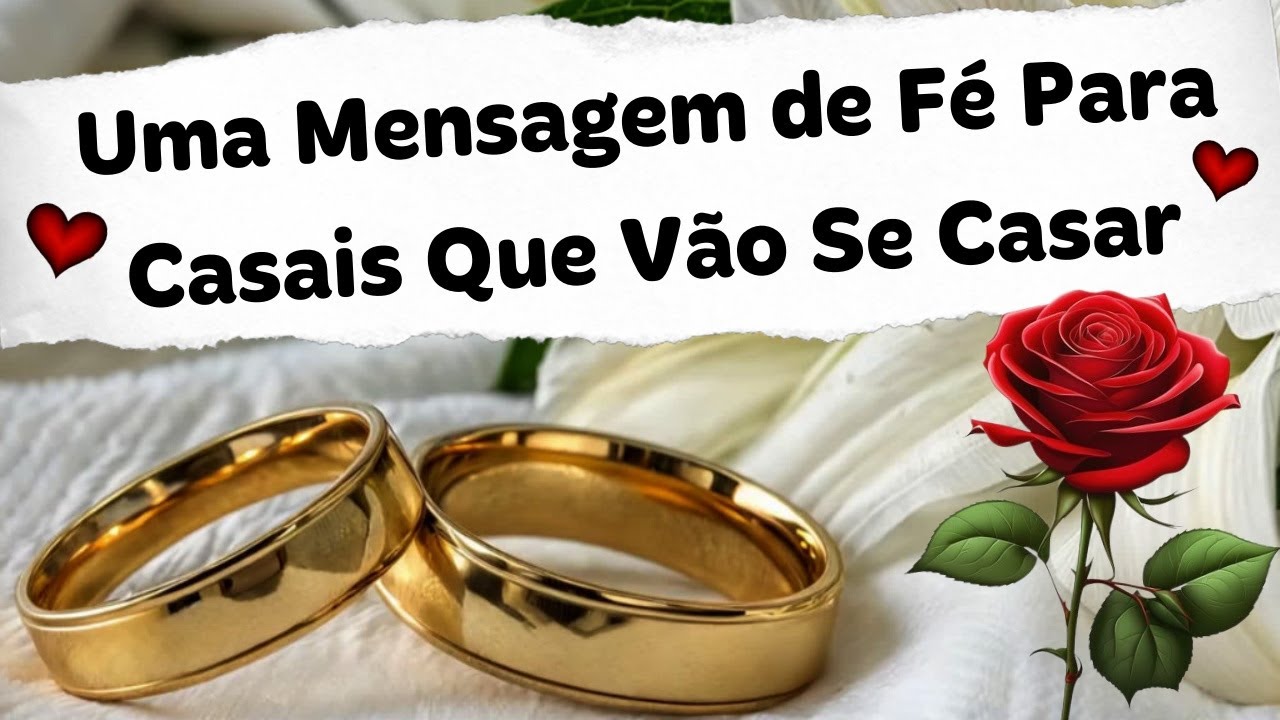 2026 É Nosso - Uma Mensagem de Fé Para Casais Que Vão Se Casar 🌹✨