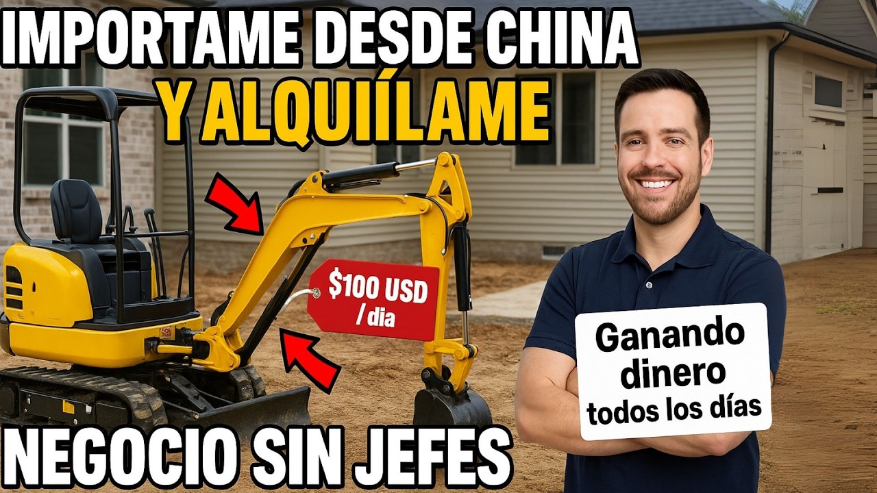 🚀 17 MÁQUINAS AMARILLAS que Puedes Importar y ALQUILAR por DÍA 💸 (Negocio SIN JEFES)