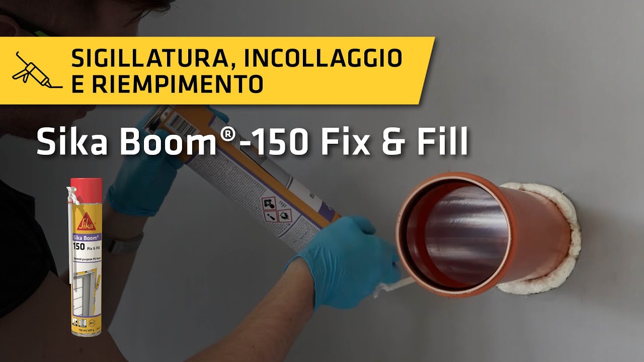 Sika Boom®-150 Fix & Fill - Schiuma poliuretanica autoespandente universale per applicazione manuale