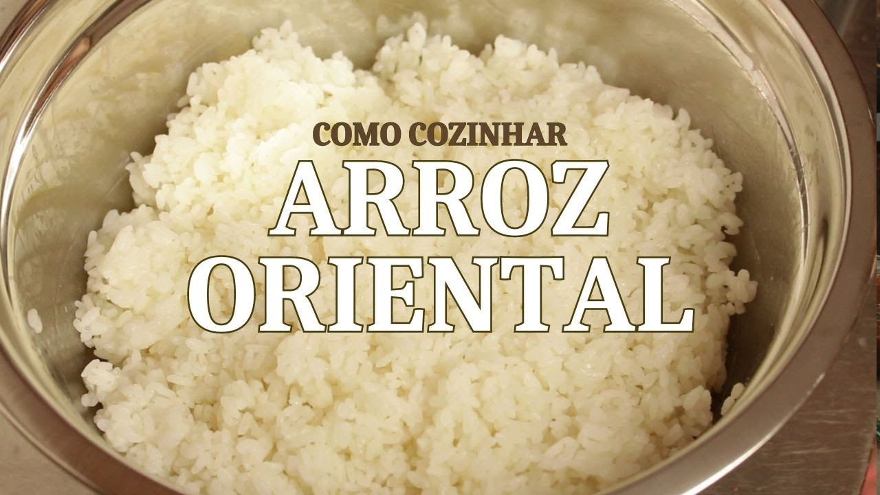 COMO COZINHAR ARROZ ORIENTAL | aprenda a cozinhar o arroz no ponto certo