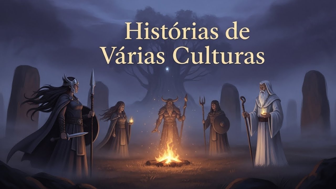 Histórias de Várias Culturas Sussurradas à Noite | Histórias para Dormir com Chuva de Fundo