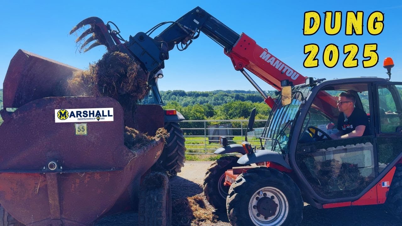 It's Time To Spread Dung With Our Marshall 55 Muck Spreader!