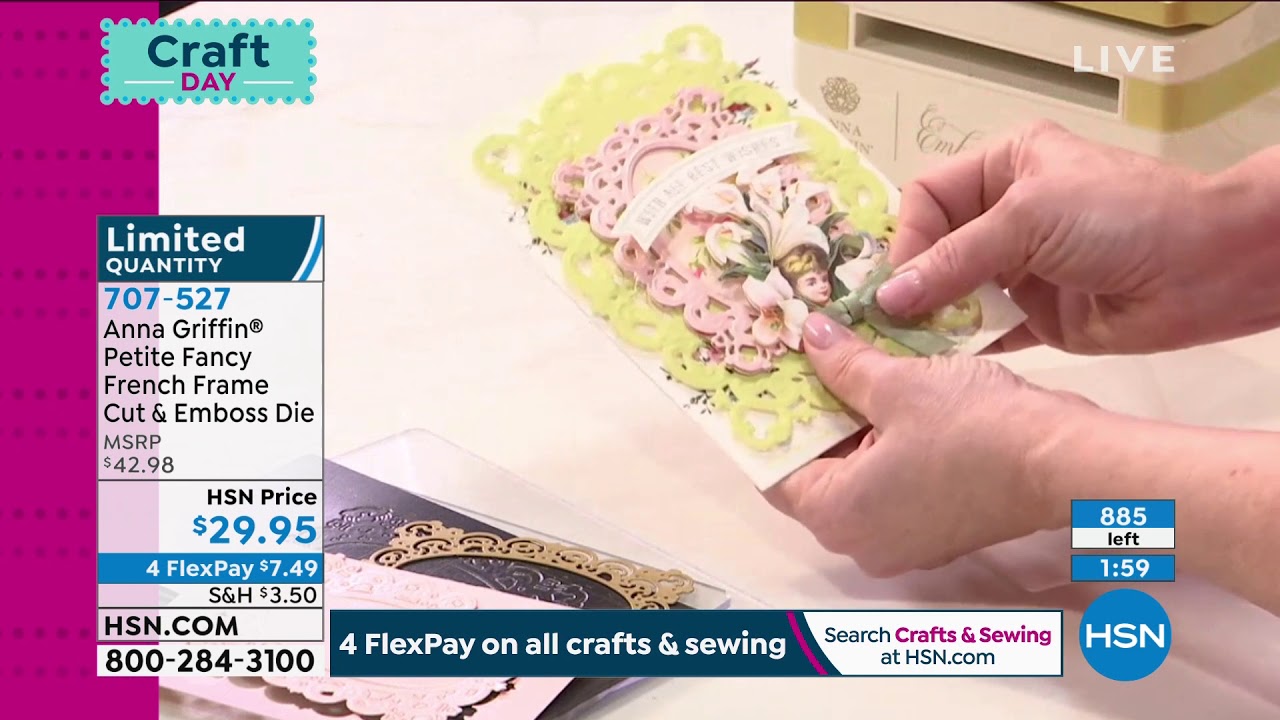 Anna Griffin Petite Fancy French Frame Cut and Emboss Di...