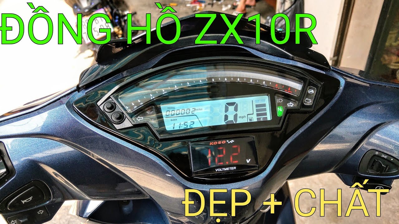 Future 125 Lên Đồng Hồ Zx10r Cực Đẹp.