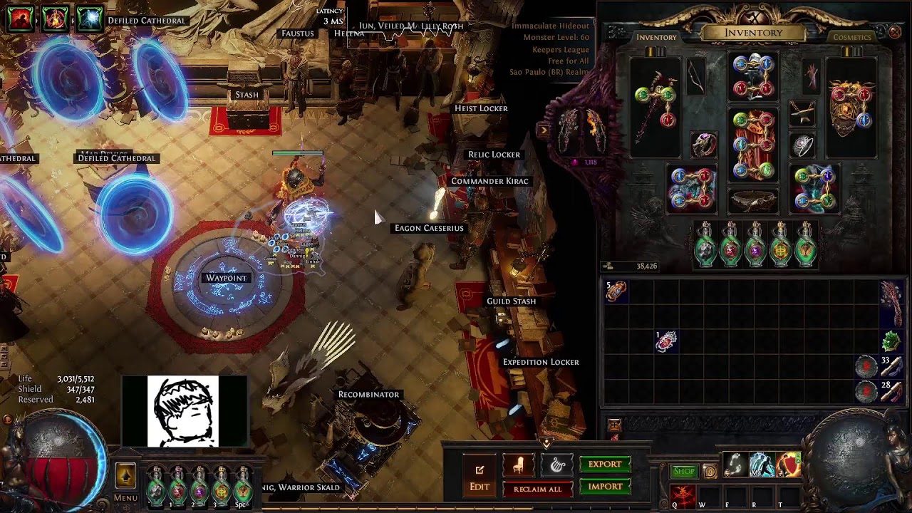 Chieftain Cast When Stunned - Poe 3.27 - Ficando OP!