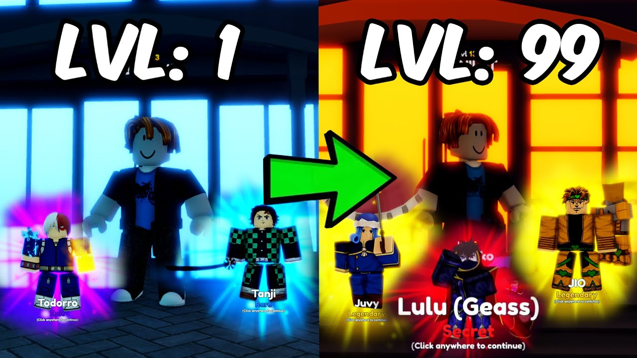 I became NOOB to PRO in Anime Adventures - Part 2