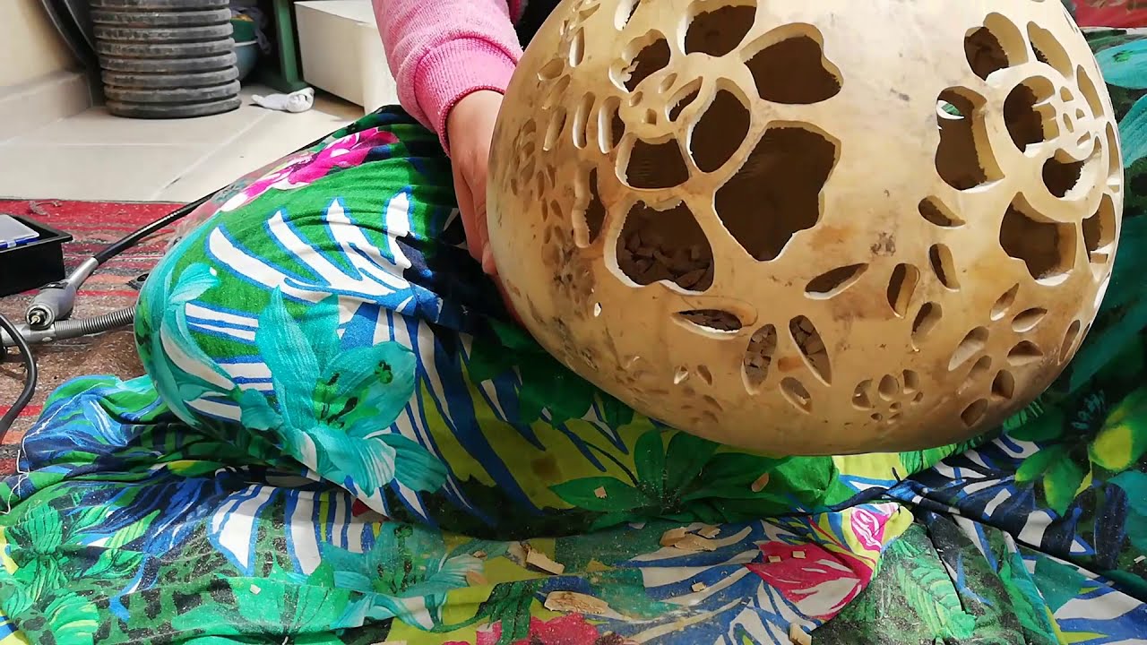 Su Kabak Kolay Desen Çizme Ve Oyma İşlemi