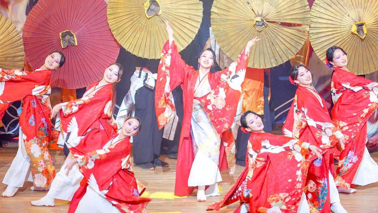 [4K] 京都よさこい連 心粋 2025年度演舞『和綵(かさね)』 心粋15周年記念公演「粋咲-ikisaki-」 2026 (中央)