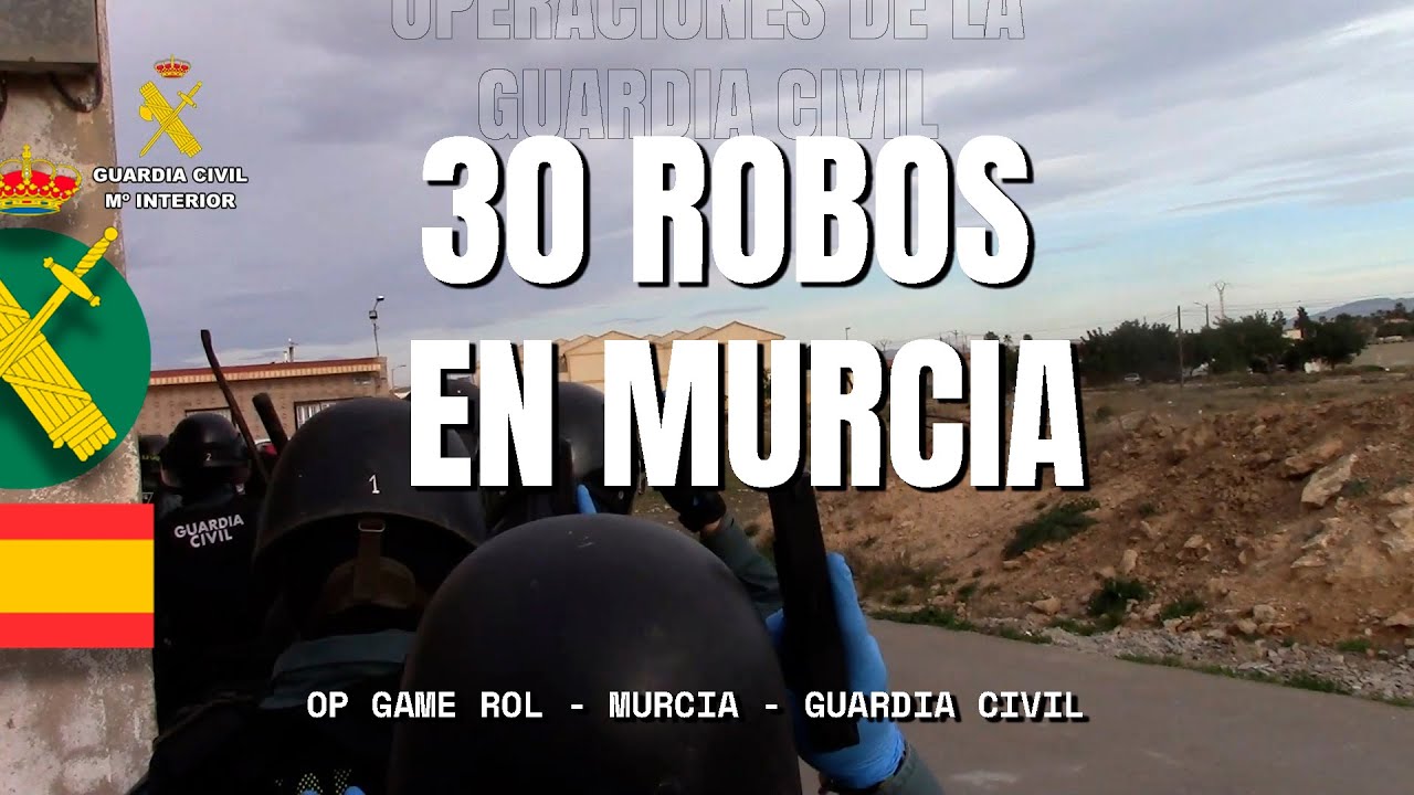 Desarticulada una organización criminal relacionada con una treintena de robos en Murcia
