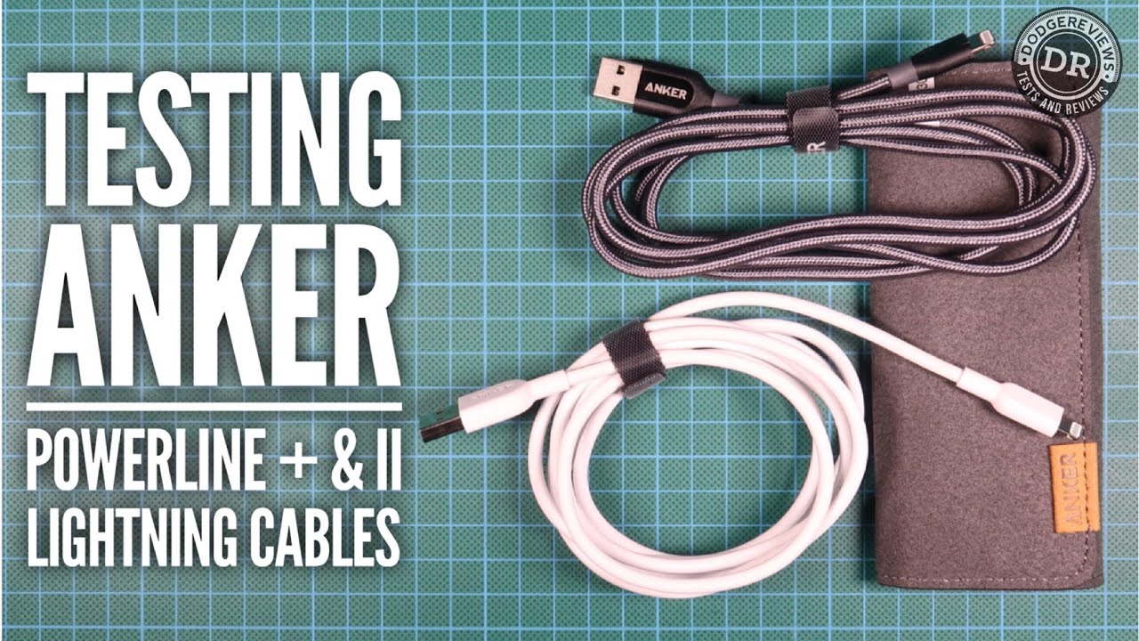 Testing two Anker Powerline + & II lightning cables from PC-Score.nl