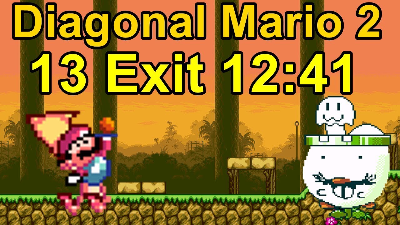 [former WR] Super Diagonal Mario World 2 - 13 Exit em 12:41 (03/06)