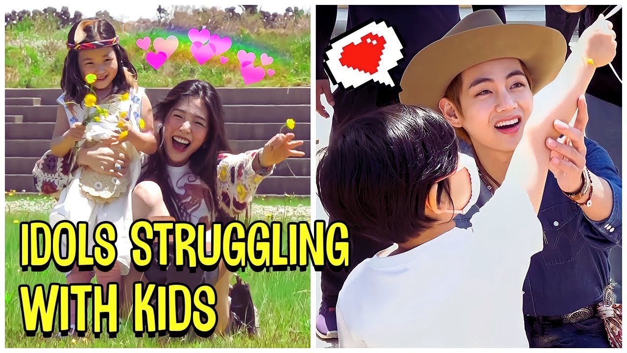 Kpop Idols Struggling With Kids