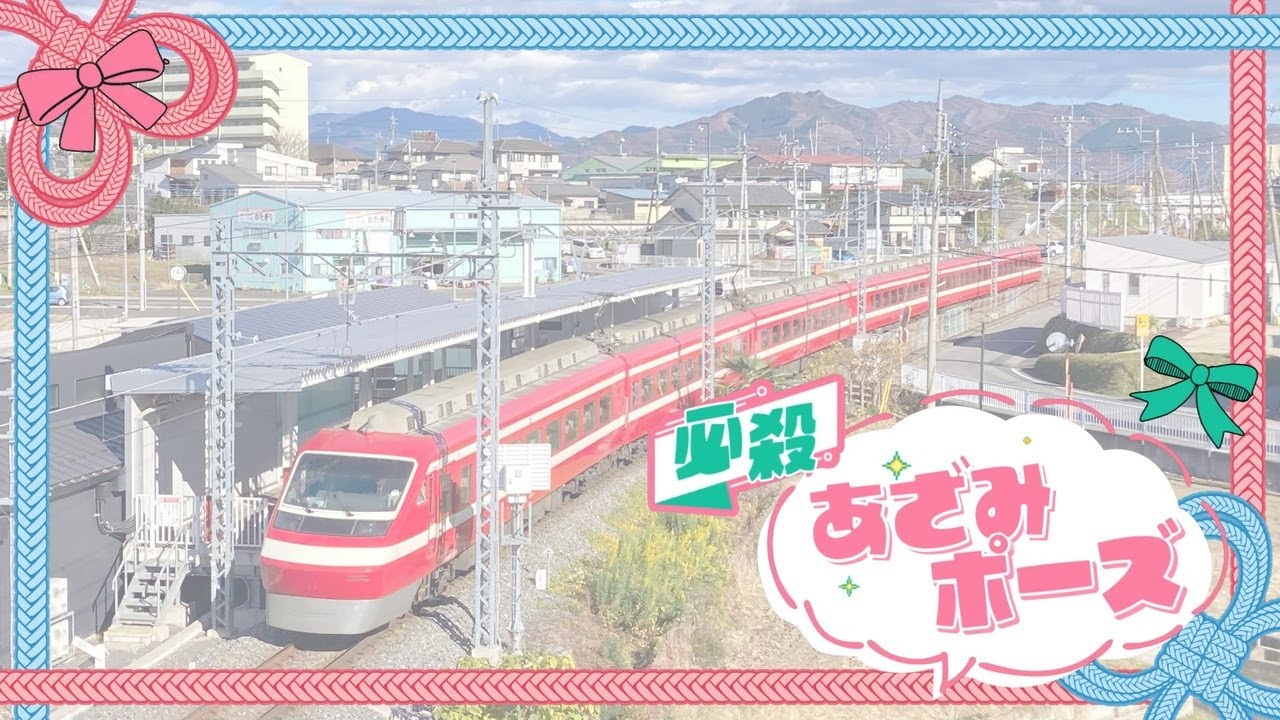 必殺あざみポーズ【伊勢崎線系統】