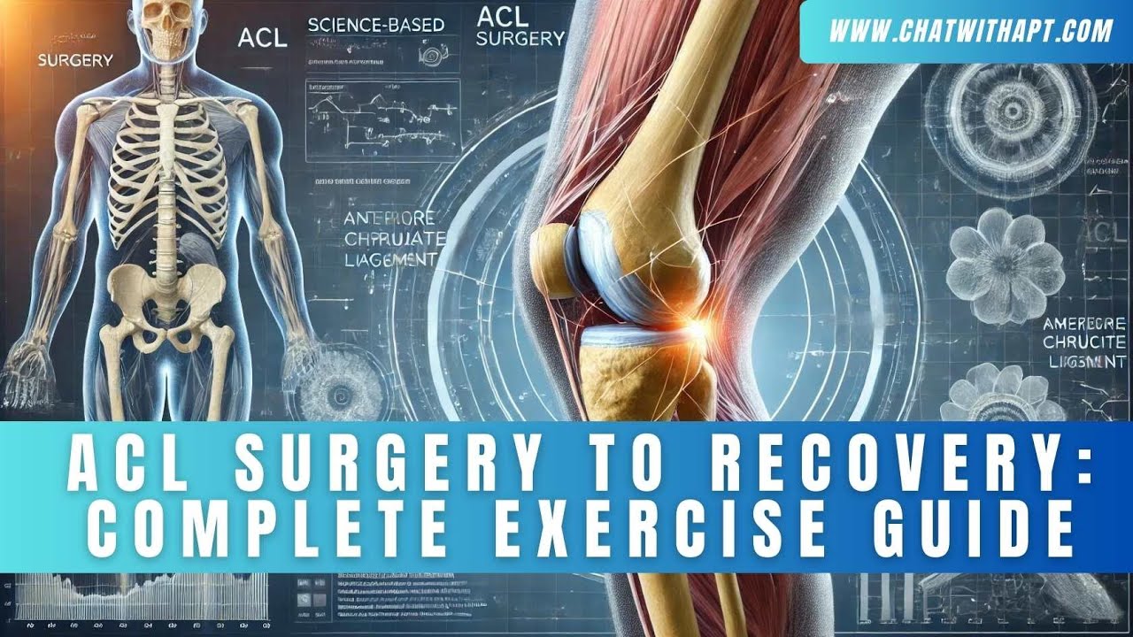 ACL Surgery to Recovery Complete Exercise Guide |  ACL Recovery | ACL Surgery