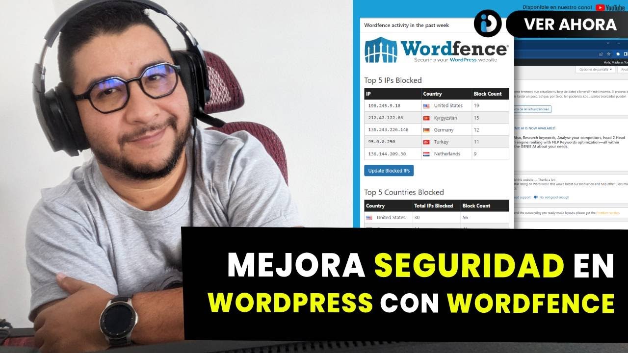 Mejora la seguridad wordpress con wordfence 2023