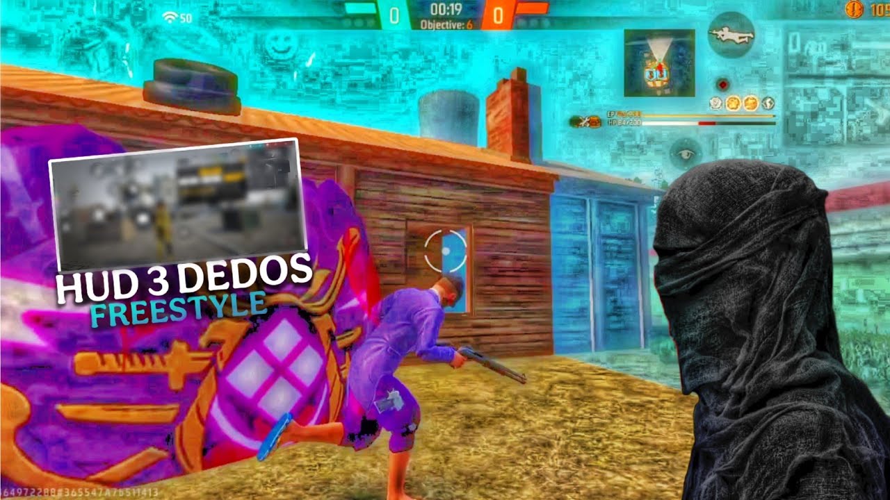 Hud 3 Dedos Freestyle ⚙️☠️ 99% Skills HeadShot 🇧🇷 Free Fire Highlights