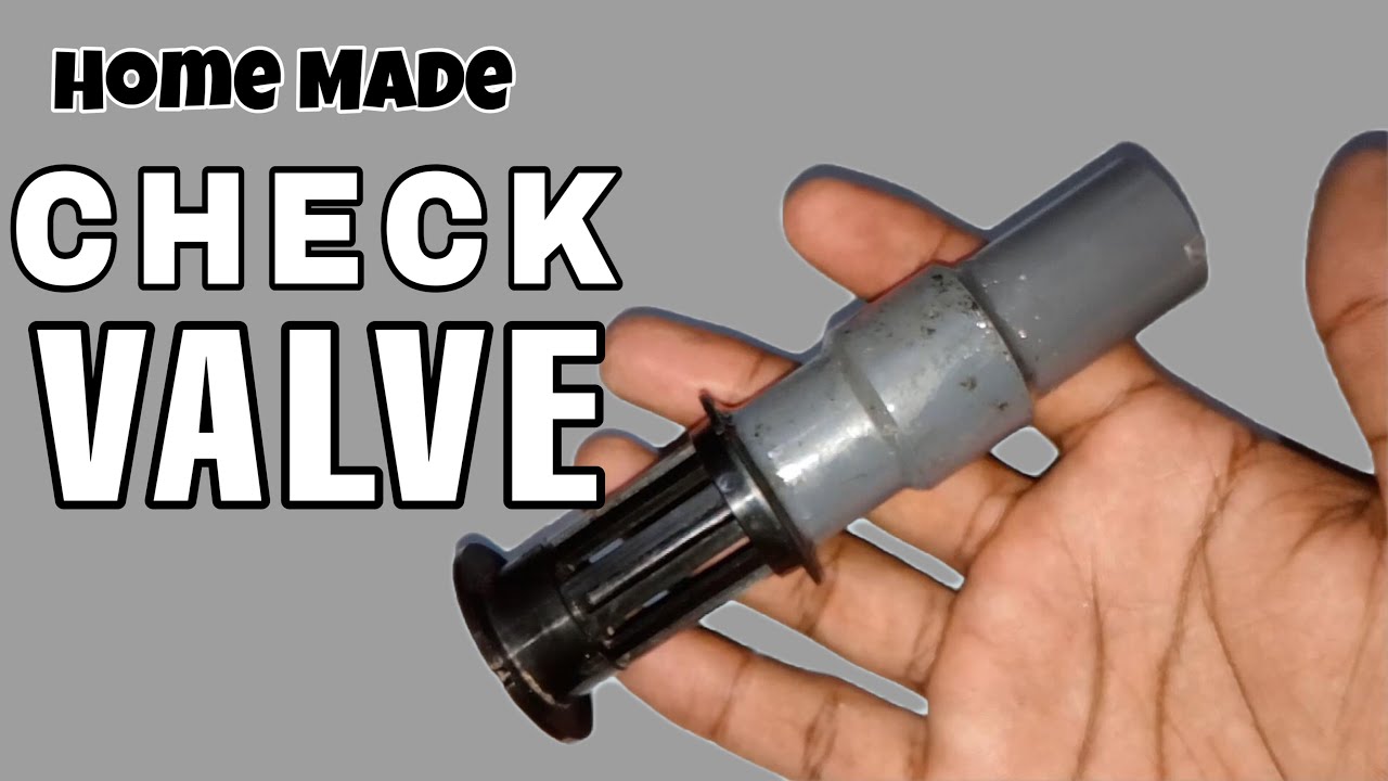 Making a water pump Check Valve - non return valve in easy way (DYI Sri Lanka - inventions)