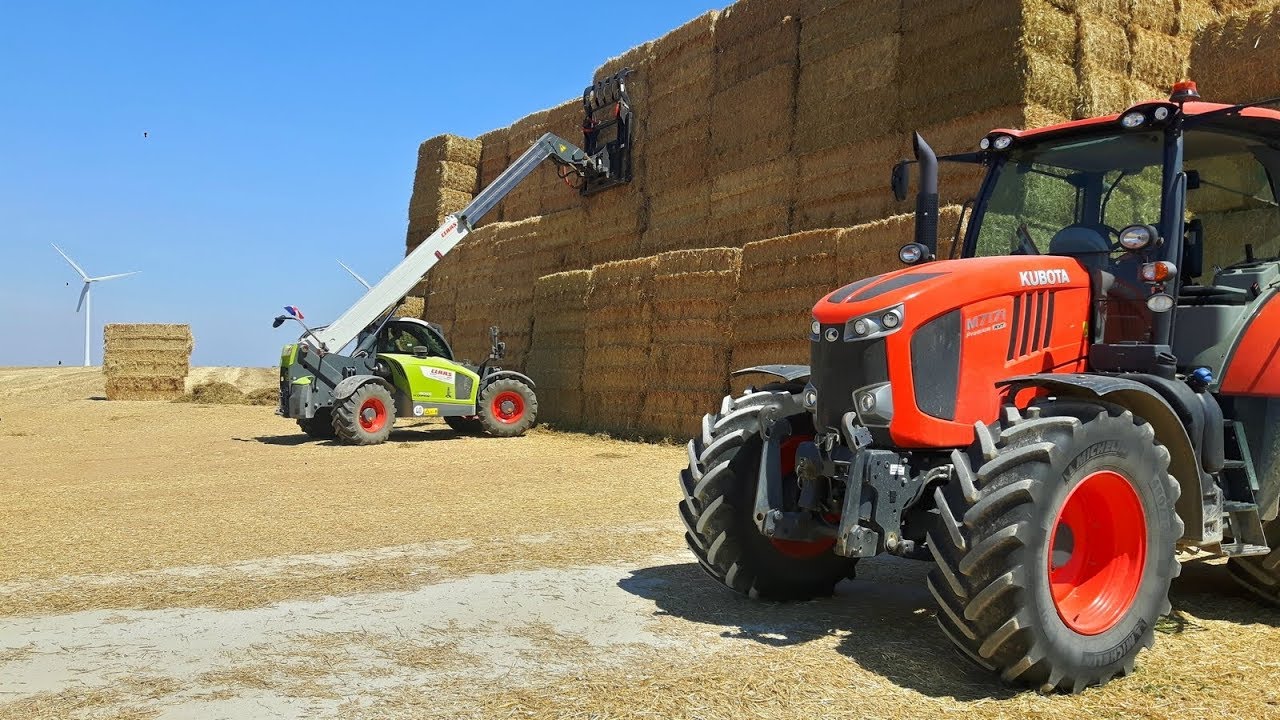 Saison de paille 2018 - Straw baling 2018 - SARL Laroye - Fendt, Kubota, Claas, Krone