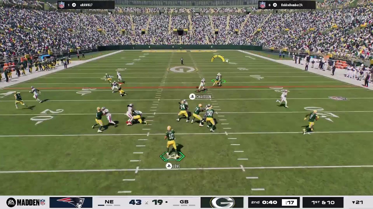 Bomber24 vs Eraw617 Madden