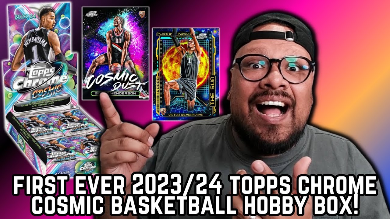 NEW RELEASE: 2023/24 TOPPS CHROME COSMIC BASKETBALL HOBBY BOX! $300 A BOX BUT IS IT WORTH IT!?