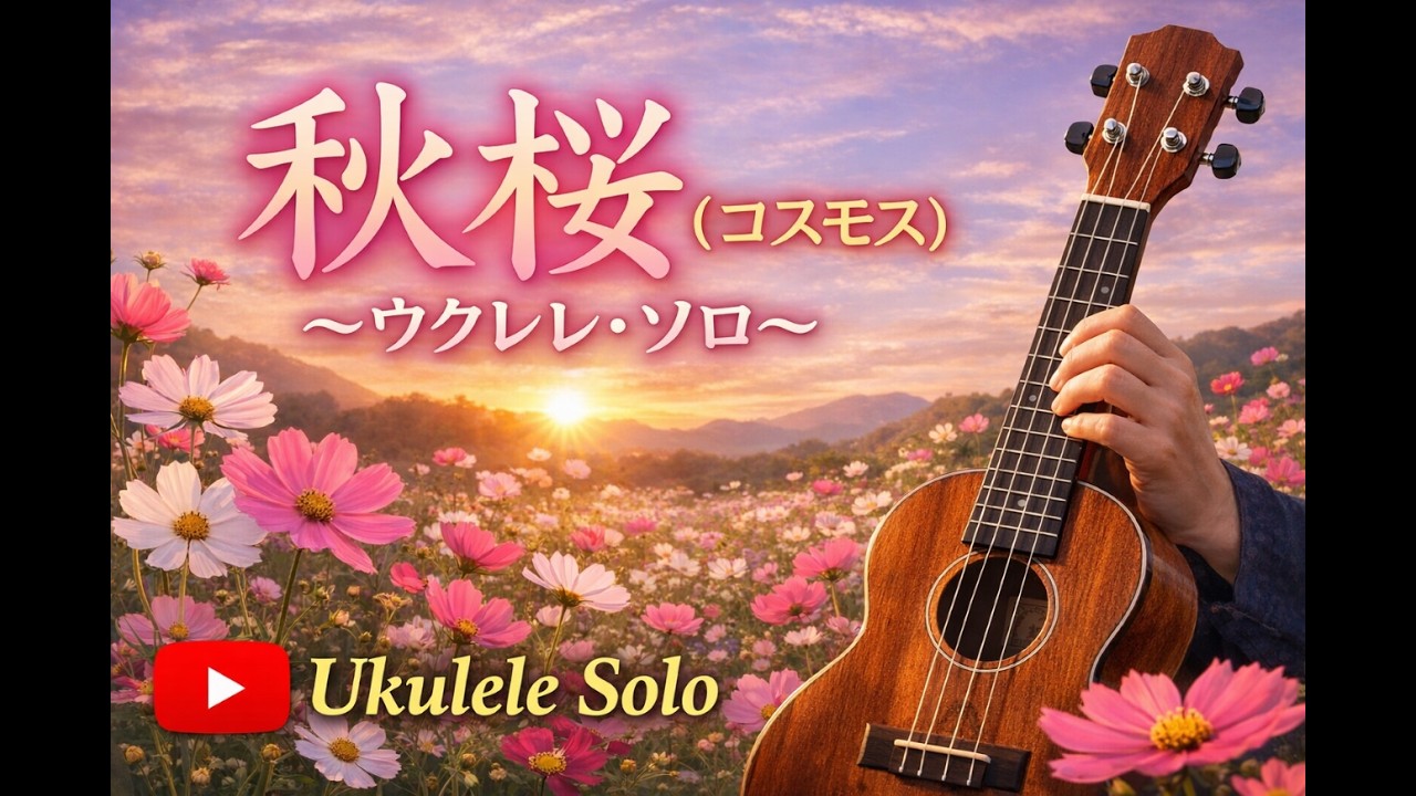秋桜（コスモス）〜ウクレレ・ソロ