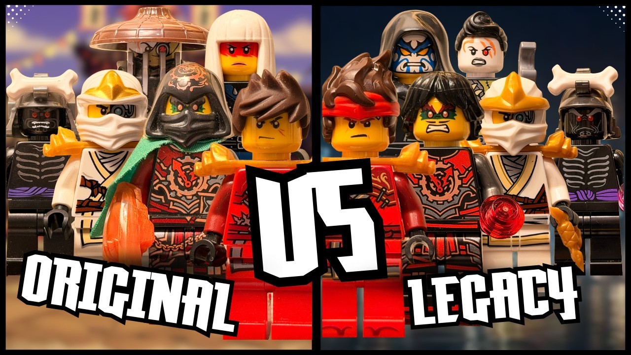 EVERY Ninjago Legacy Minifigure: 2026 vs Original Compared!