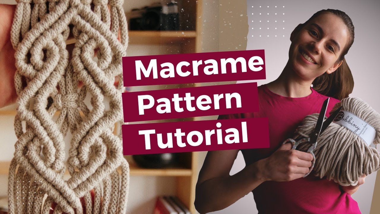 DIY Macrame Tutorial | Advanced Pattern | Double Half Hitch Knot