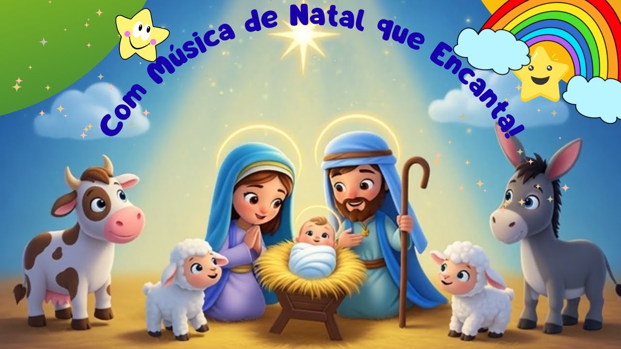O VERDADEIRO NATAL🌲Música Que Encanta com Amor, Esperança e Alegria- Vídeo Educativo!🌲