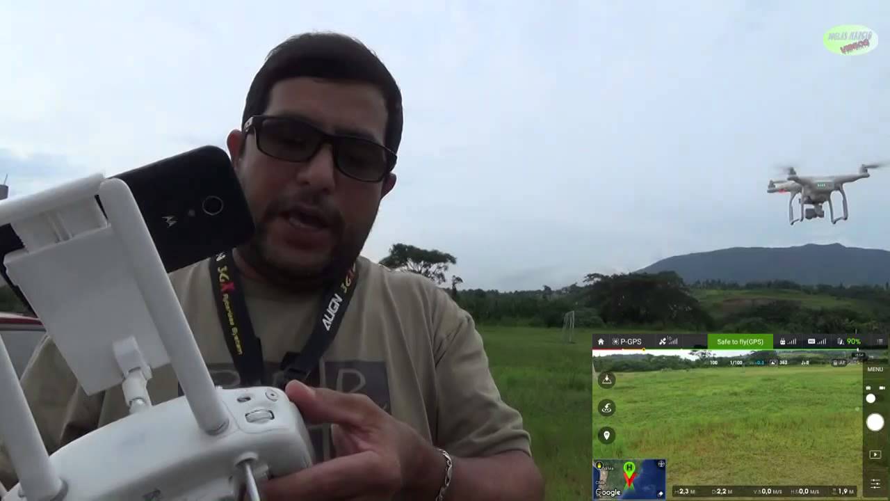 Como fazer a função Course Lock Phantom 3