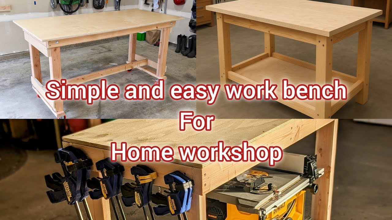 DIY Workbench Build for My Home Workshop | Part 1 | Step-by-Step Woodworking Project